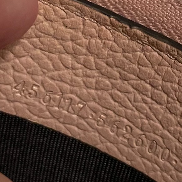 Authentic GG Gucci Marmont Long Zippy Wallet Light Pink Color With COA - Picture 14 of 15